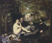 Edouard Manet frukosten i det grona France oil painting artist